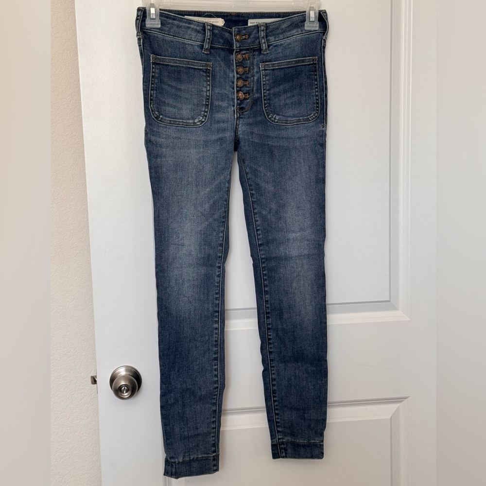 Anthropologie Pilcro and the Letterpress High-rise Jeggings - size 27
